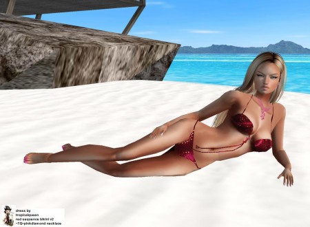 red sequence bikini v2